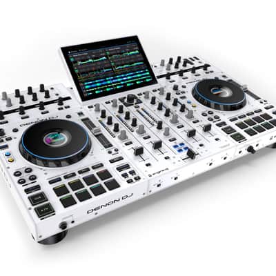 Denon DJ PRIME 4+ Special Edition 4-Deck Standalone DJ Controller (White) image 3