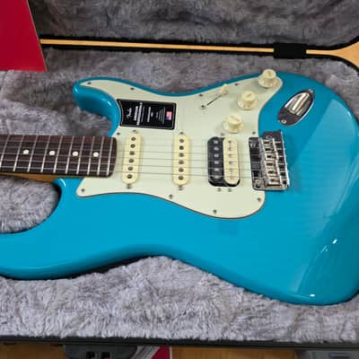 Fender Stratocaster HSS Miami Blue American Pro II 75th Anniversary BRAND NEW image 4