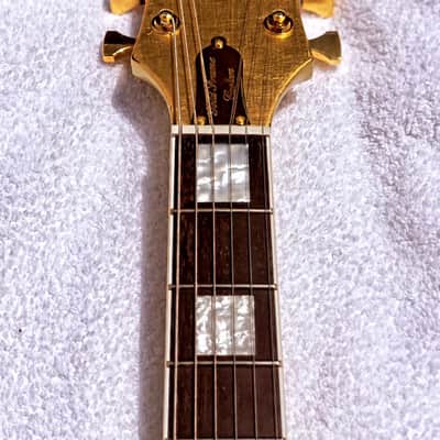 24k Gold Semi hollow electric guitar image 16