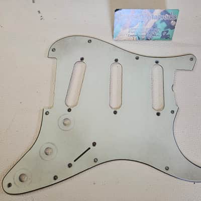 Fender Stratocaster Aged Relic 3 ply Pickguard Mint Green 62 hole pattern 59-62 image 1