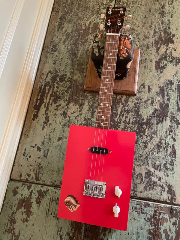 Taconic #218 4 String Electric Cigar Box Tenor Ukulele - Padron 1964 No. 4 image 1