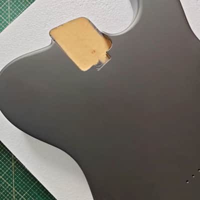 Silver Matte Paulownia Telecaster Tele Style Guitar Body image 4