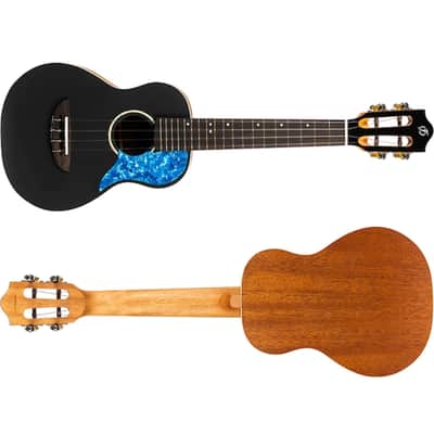 Flight IRIS CONCERT BK Solid Spruce Top Okoume Neck 4-String Ukulele w/Padded Gig Bag image 2