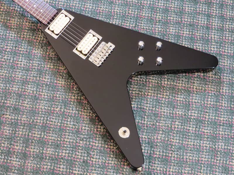 2016 Karl Sandoval Engineering V shape! Black! Randy Rhoads! OHSC&COA image 1