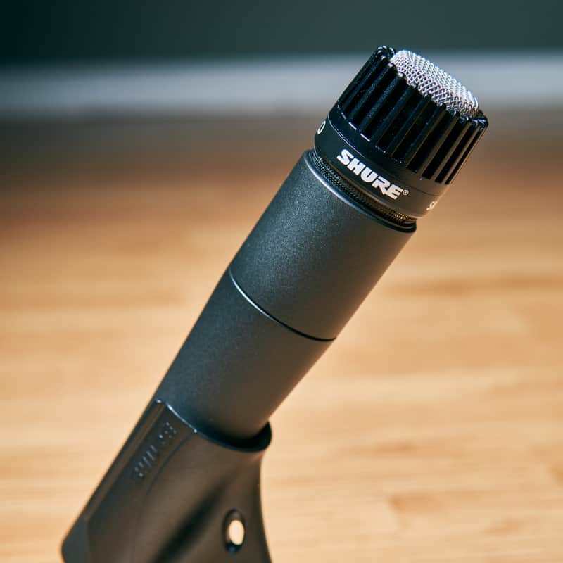Shure SM57 Cardioid Dynamic Instrument with Microphone Mic Clip! image 1