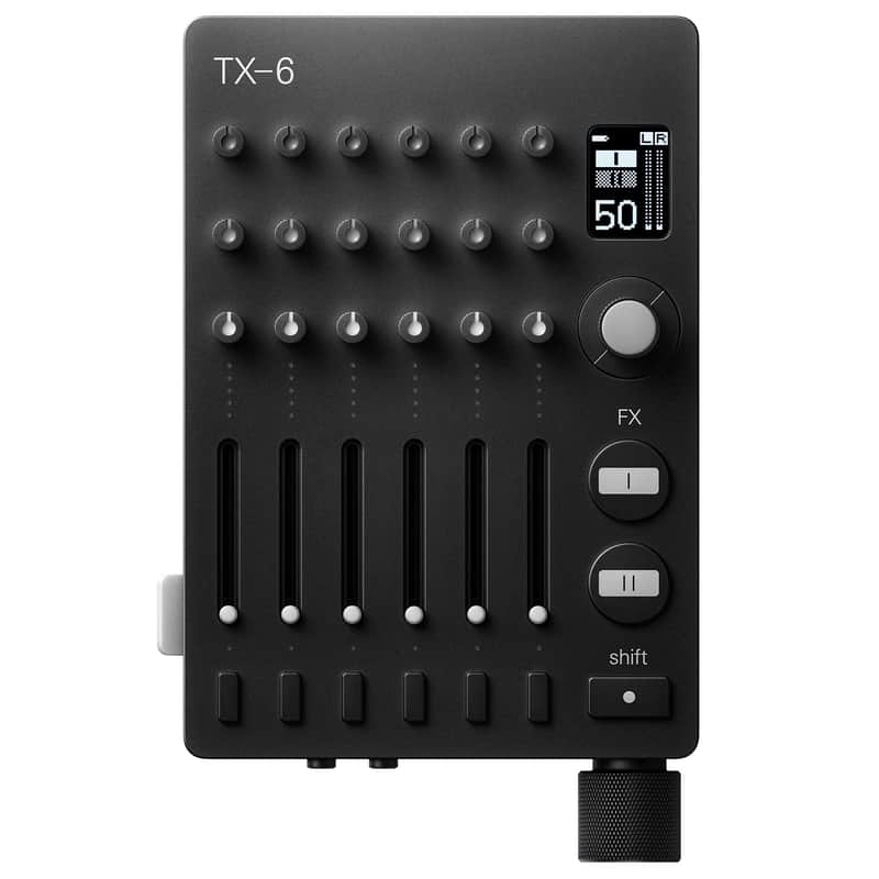 Teenage Engineering TX-6 Ultra-Portable Pro Mixer and Audio Interface - Black image 1