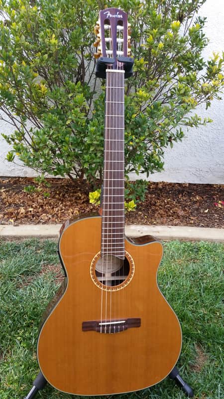 Fender GN-45-SCE-NAT 2003 Natural Nylon String Acoustic Electric image 1