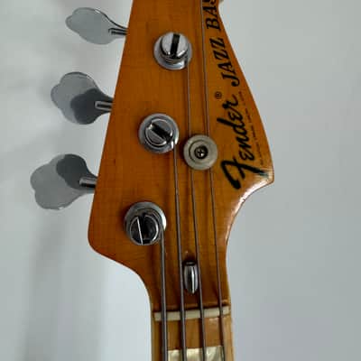 Fender Jazz Bass 3-Bolt with Maple Fretboard 1976 - Black image 14