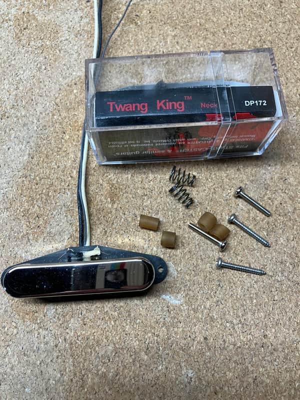DiMarzio DP172 Twang King Telecaster Neck Pickup 2010s - Chrome image 1