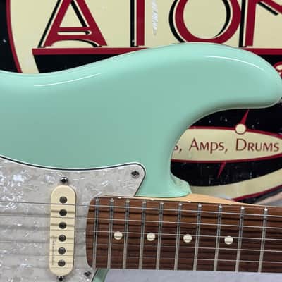 Fender USA Jeff Beck Stratocaster Guitar with Case 2015 - Surf Green / Rosewood fingerboard image 3