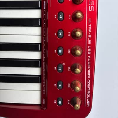 Behringer U-Control UMA25S 25-Key USB MIDI Controller 2010s - Red image 3