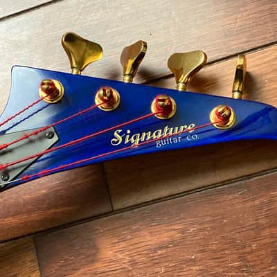 Unique 1989 Signature Guitar Co. Guy Pratt | Alembic John Entwistle Ox Style Betsy 80s Pointy Headstock bass image 7
