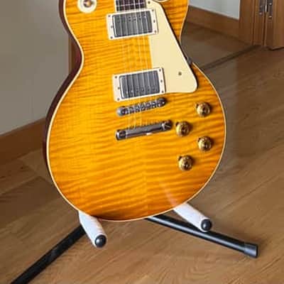 Gibson Custom Shop Les Paul 1959 Reissue R9 2023 – Dirty Lemon VOS | Highly Figured Top | Collector’s Edition II Pickups | 3.77kg  VIDEO image 7