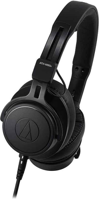 Audio-Technica ATH-M60X On-Ear Closed-Back Dynamic Professional Studio Monitor Headphones (ATH-M60X) image 1
