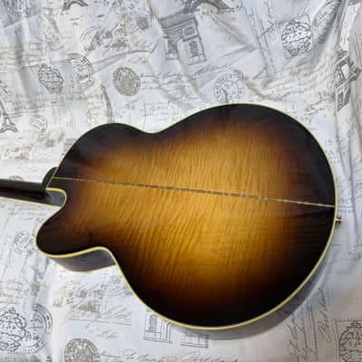 2010 Gibson Super Dove Vintage Sunburst Original Hard Shell Case Built In Electronics image 11