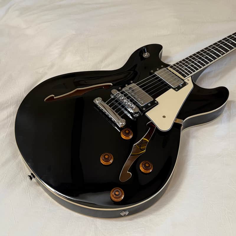 Harley Benton HB-35 (ES-335) Semi-Hollow Body Electric Guitar - Free Pro Setup image 1