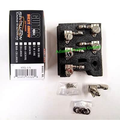 Kluson Revolution Locking Tuners 3+3 20:1 Ratio, KREL-3-C - Chrome image 1