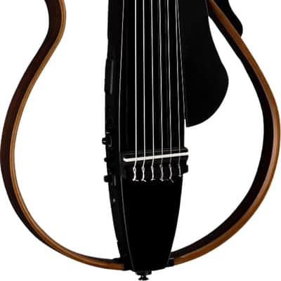 Yamaha SLG200N Acoustic-Electric Silent Guitar, Rosewood Fingerboard, Translucent Black image 2