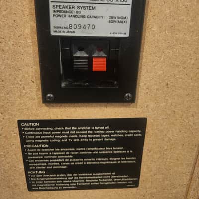 Sony Vintage Sony SS-X150 Bookshelf Speakers 1981 - Redwood veneer image 8