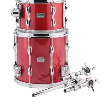 Yamaha New Recording Custom 4pc w/ 20" Bass Drum Shell Set - Red Autumn - In Stock image 2