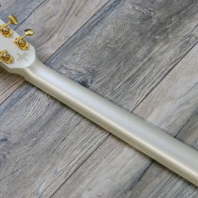 Rare! Dunable Asteroid Flying V  Limited 1 of a kind Psycho Guitar Las Vegas 2018 White (2274) image 17