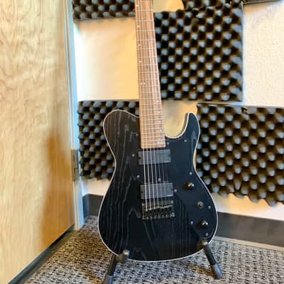 FGN Fujigen Iliad JIL72ASHDEG 2020 7-String Open Pore Black image 6