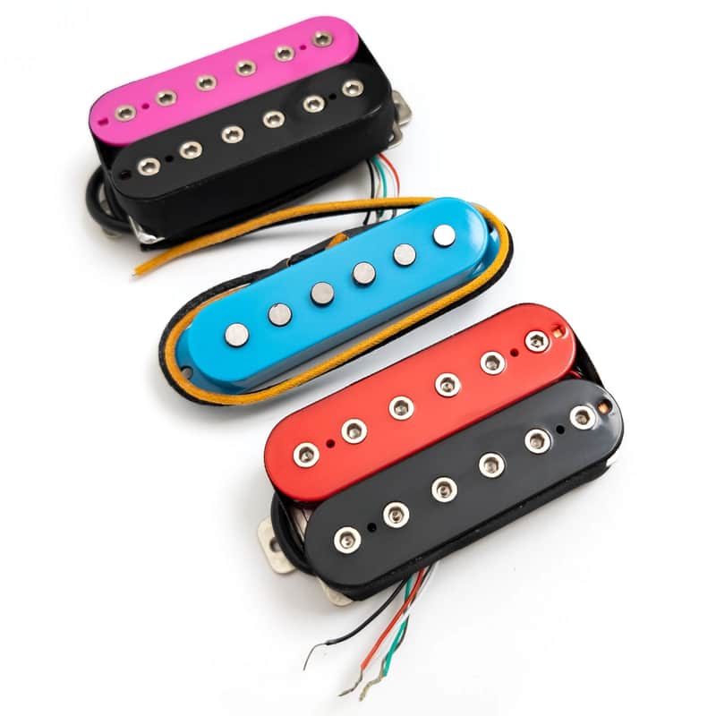 HSH Alnico 5 Guitar Humbucker and Single Coil Pickups Set image 1