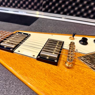 🔥2003 RARE🔥 Epiphone Korina Flying V ’58 Reissue~ Unsung Korea + Flight Case! image 6