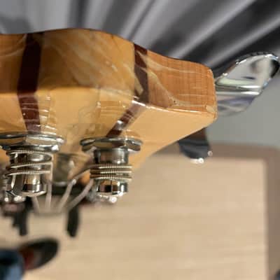 Wal Custom 1983 MKI Mark1 Fretless Bass Left Handed With Flamed Hydua Facings (Original Owner) image 15