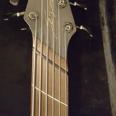 Dingwall Zebra-1 6 String Electric Bass Sheldon Dingwall 2002 - Whalepool Blue image 11