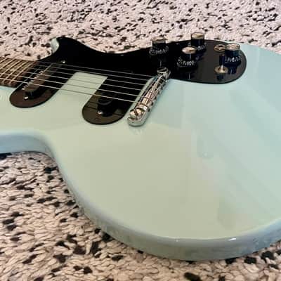 1963 Gibson Melody Maker Refinished Brazilian Rosewood Pelham Blue image 6