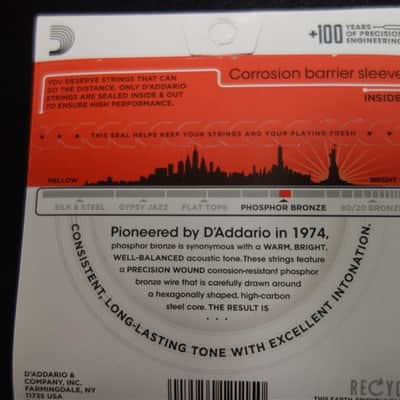 D'addario EJ-17 Phospher Bronze 13-56 image 2