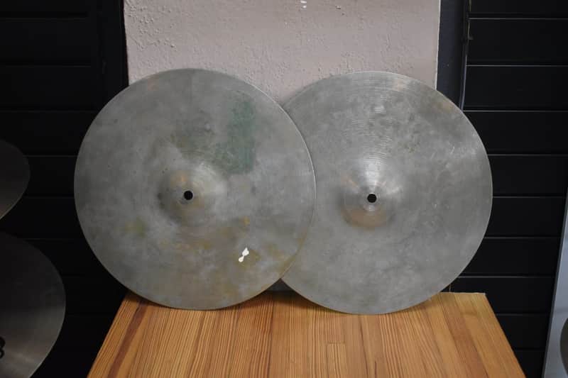 Vintage Zyn 14" Hi Hat Pair - 896g/896g image 1