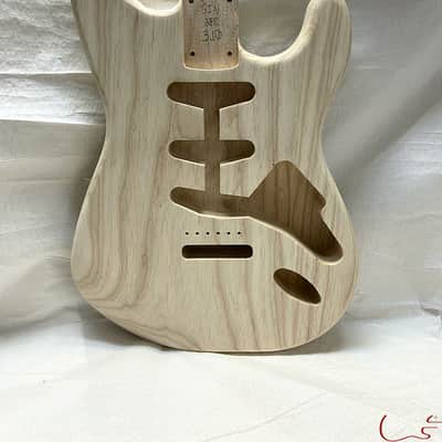 Guitar Mill S-Style Body / 2 pc. Ultra Light Swamp Ash / 3 lbs. 10 oz. (#GIN-3451) image 1