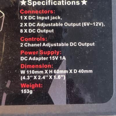 DR TONE PSU-10 Power supply PSU-10 Black image 4