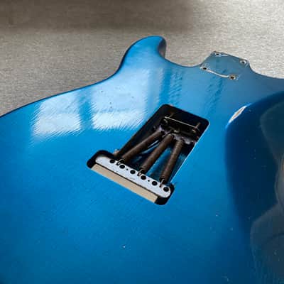 MJT Stratocaster body Lake Placid Blue nitro image 8