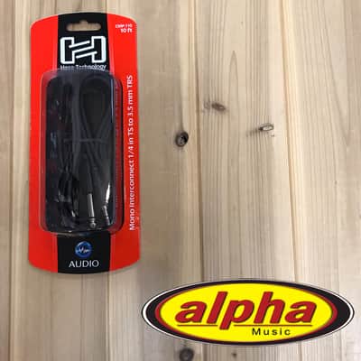 Hosa CMP-110 1/4" TS to 3.5mm (1/8") TRS Cable - 10ft image 2