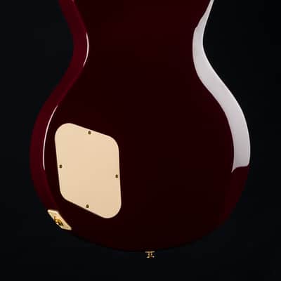 Huss & Dalton Meridian DC Custom Lipstick Red Flamed Maple and Mahogany Double Cutaway NEW image 16