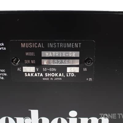Oberheim Matrix-6r Synthesizer 80s PROFESSIONALLY SERVICED analog 1000 6 VINTAGE SYNTH DEALER 2 image 8