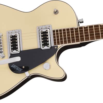 Gretsch G5230T Electromatic Jet FT Single-Cut with Bigsby Two-Tone Vintage White/London Grey image 4