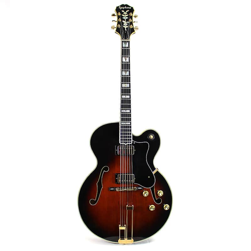 Rare 1982 Epiphone Emperor-F Archtop Electric Guitar Sunburst image 1