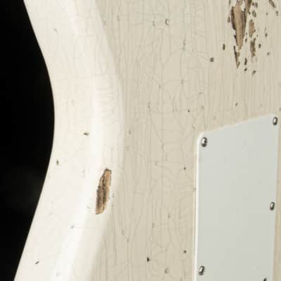 Fender Custom Shop Limited Edition Fat 1954 Stratocaster Relic with Closet Classic Hardware - Aged White Blonde #0102 image 13