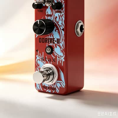 STAX LEF-302B ODRIVE-II TS Overdrive Pedal Dual Warm/Hot Mode True Bypass Mini Metal Guitar Warm Drive Effect--Shipped from Irvine Warehouse in California by USPS image 3