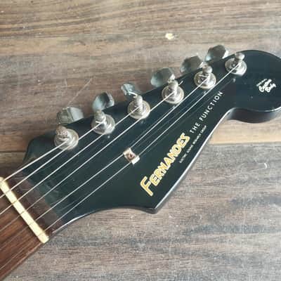 1989 Fernandes Japan SSH-40 HSS Superstrat Stratocaster (Black