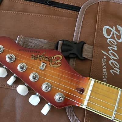PT BERGER "BAKERSFIELD" RODEO DeLUXE Custom Thinline Tele Hybrid DoubleAAA Vintage Iced Tea Boutique image 18