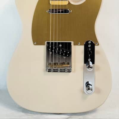 Fender JV Modified '50s Telecaster, Japan, White Blonde, SD Little '59 Mod, w/Bag, 6lbs 14.4ozs image 7