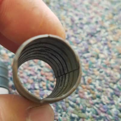 Unknown Pair (2) Tube Shields 12AX7 9-pin Wrap tall Dynaco W50-02 Vintage Vacuum 1950s-1960s image 4