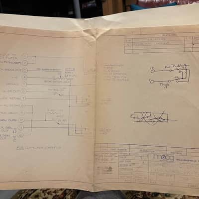 Original MiniMoog Model D Service Manual Bundle image 4