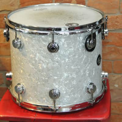 DW Pre Collector's white marine pearl tom 14x12 image 6