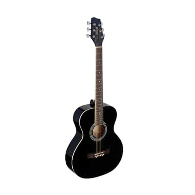Stagg 4/4 Auditorium Acoustic Guitar - Black - SA20A BLK image 4